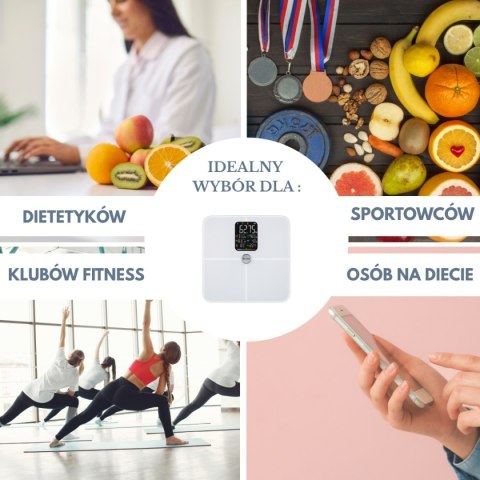 ANALITYCZNA WAGA ŁAZIENKOWA SMART IOS ANDROID KLAUSBERG KB-7941