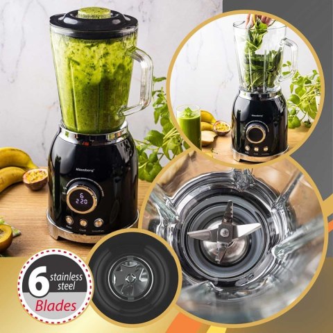 BLENDER KIELICHOWY WYŚWIETLACZ LED KLAUSBERG KB-9029 RETRO