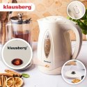 CZAJNIK ELEKTRYCZNY 1,2L KLAUSBERG KB-9002 KREMOWY