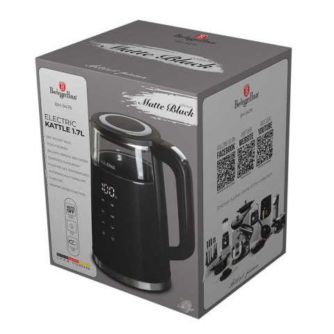 CZAJNIK ELEKTRYCZNY 1,7L BERLINGER HAUS BH-9476 MATTE BLACK