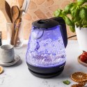 CZAJNIK ELEKTRYCZNY SZKLANY 1,2L KLAUSBERG KB-9003 LED
