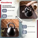 CZAJNIK STALOWY Z GWIZDKIEM 2,5L KLAUSBERG KB-7952