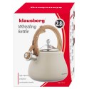CZAJNIK STALOWY Z GWIZDKIEM 2,8L KLAUSBERG KB-7919