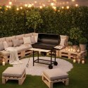 DUŻY GRILL WĘGLOWY NA KÓŁKACH Z PÓŁKAMI KLAUSBERG KB-9033