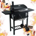 DUŻY GRILL WĘGLOWY NA KÓŁKACH Z PÓŁKAMI KLAUSBERG KB-9034