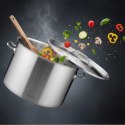 GARNEK GASTRONOMICZNY Z POKRYWĄ STALOWĄ Ø32cm 17L KINGHOFF KH-2023