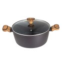 GARNEK MULTICLAD 28cm Z POKRYWĄ BERGNER BG-56038 CHARCOAL