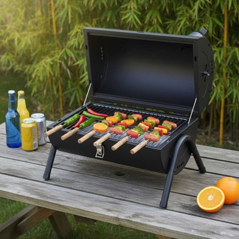 GRILL WĘGLOWY PRZENOŚNY SKŁADANY KINGHOFF KH-2032