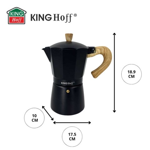 KAWIARKA ZAPARZACZ DO KAWY 300ml KINGHOFF KH-1886 INDUKCJA