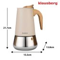 KAWIARKA ZAPARZACZ DO KAWY 450ml KLAUSBERG KB-7996 INDUKCJA