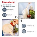 PATELNIA MARMURKOWA GŁĘBOKA WOK 28cm Z POKRYWĄ KLAUSBERG 28cm KB-7991
