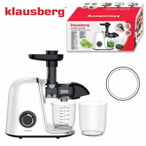 SOKOWIRÓWKA WYCISKARKA WOLNOOBROTOWA KLAUSBERG KB-7869