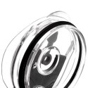 STALOWY KUBEK TERMICZNY TERMOS 1200ml Z RĄCZKĄ I SŁOMKĄ ORION 112284 CZARNY