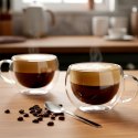 SZKLANKI TERMICZNE 2szt. 280ml Z PODWÓJNĄ SCIANKĄ DO KAWY HERBATY 139818