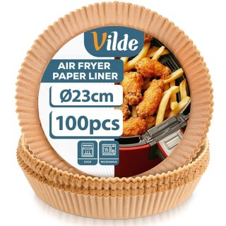 WKŁAD PAPIEROWY DO FRYTOWNICY OKRĄGŁY 23cm 100szt. 279051