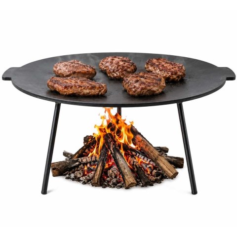 ŻELIWNA PŁYTA GRILLOWA NA NÓŻKACH Ø 45 cm DO OGNISKA PALENISKA 7772