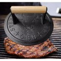 ŻELIWNA PRASKA 22cm DO BURGERÓW STEKÓW KINGHOFF KH-1760