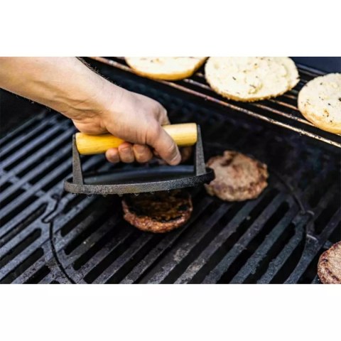 ŻELIWNA PRASKA 22cm DO BURGERÓW STEKÓW KINGHOFF KH-1760