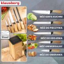 ZESTAW NOŻY KUCHENNYCH W BLOKU KLAUSBERG KB-9035
