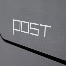 Duża Skrzynka pocztowa na listy pocztę malowana proszkowo napis POST