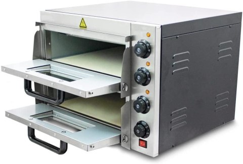 Elektryczny piec do pizzy Profesjonalny podwójna płyta kamienna 3000W