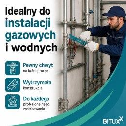 Klucz nastawny szwedzki do rur 1,5