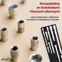 Komplet przedłużek do kluczy nasadowych 1/4 3/8 1/2 cala - 9 sztuk w praktycznym etui