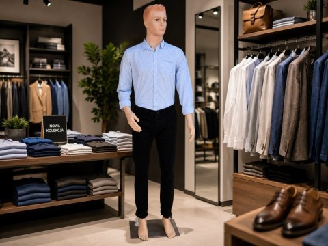 Manekin Męski Pełnopostaciowy na wystawę do sklepu 190cm wysoki stabilny