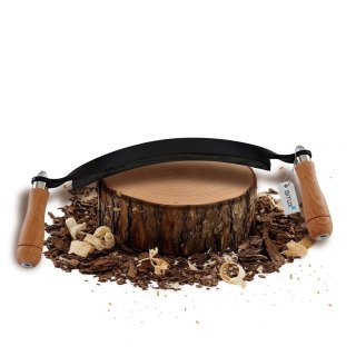 Nóż do ciągnięcia drewna 13" - stalowy, ergonomiczne uchwyty strug do drewna