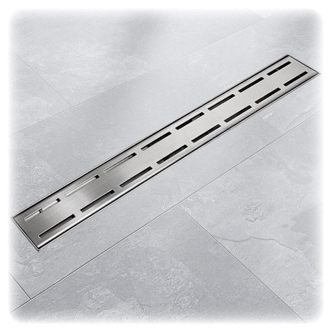 Odpływ liniowy podłogowy 140cm LINE z niskim syfonem do prysznica