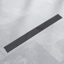 Odpływ liniowy prysznicowy 100cm łazienkowy z maskownicą i syfonem Glass Schwarz