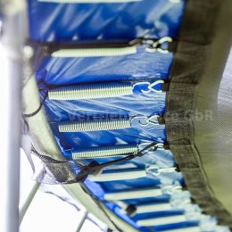 Ogrodowa trampolina do skakania 250cm siatka bezpieczeństwa wysoka do 100kg obciążenie