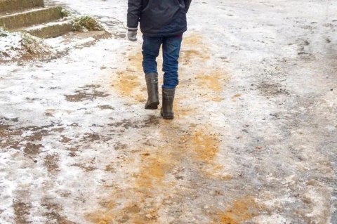 Piasek antyposlizgowy na ulice i chodniki 25kg ekologiczna alternatywa dla soli drogowej