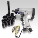 Pneumatyczny Klucz udarowy 1/2" BITUXX w zestawie + nasadki 340Nm
