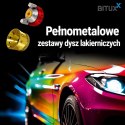 Pneumatyczny system natryskowy z metalowym zbiornikiem 2L i zestawem dysz