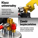 Pneumatyczny system natryskowy z metalowym zbiornikiem 2L i zestawem dysz