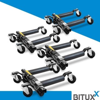 Podnośnik hydrauliczny Bituxx 680kg płaski Rangierwagenheber auto