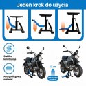 Podnośnik motocyklowy BITUXX 150 kg regulowany warsztatowy platforma antypoślizgowa