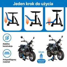 Podnośnik motocyklowy BITUXX 150 kg regulowany warsztatowy platforma antypoślizgowa