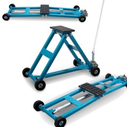 Podnośnik nożycowy BITUXX 2,5T płaska platforma 11-48cm na korbę ręczną