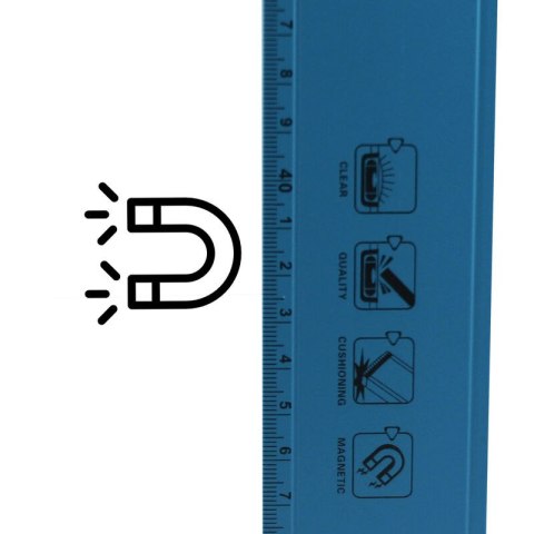Poziomica magnetyczna wzmocniona 30cm z libllą