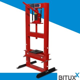 Prasa hydrauliczna do 6 ton warsztatowa ramowa trzpieniowa do warsztatu Bituxx