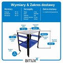 Profesjonalny stół warsztatowy/spawalniczy BITUXX na kółkach o nośności 250 kg - mobilny roboczy do spawania i montażu