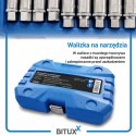 Profesjonalny zestaw wykrętaków do szpilek - BITUXX 11 elementów (napęd 1/2″)