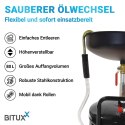 Przenośna mobilna Zlewarka do oleju Warsztatowa Regulowana ze zbiornikiem 80L