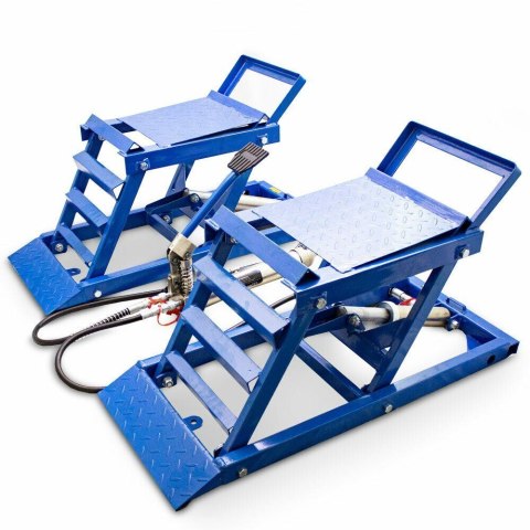 Rampa hydrauliczna z podnośnikiem 1360 kg • Rampy najazdowe • Serwisowe • 2 szt