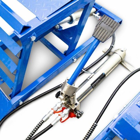 Rampa hydrauliczna z podnośnikiem 1360 kg • Rampy najazdowe • Serwisowe • 2 szt