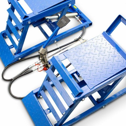 Rampa hydrauliczna z podnośnikiem 1360 kg • Rampy najazdowe • Serwisowe • 2 szt