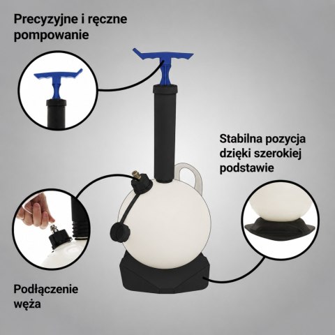 Ręczna pompa do odsysania oleju - urządzenie do odsysania oleju / ręczna pompa olejowa BITUXX 6 L