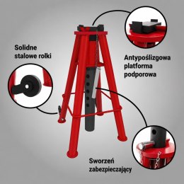Regulowany stojak podporowy 12T do samochodów i maszyn 74-122 cm stalowy